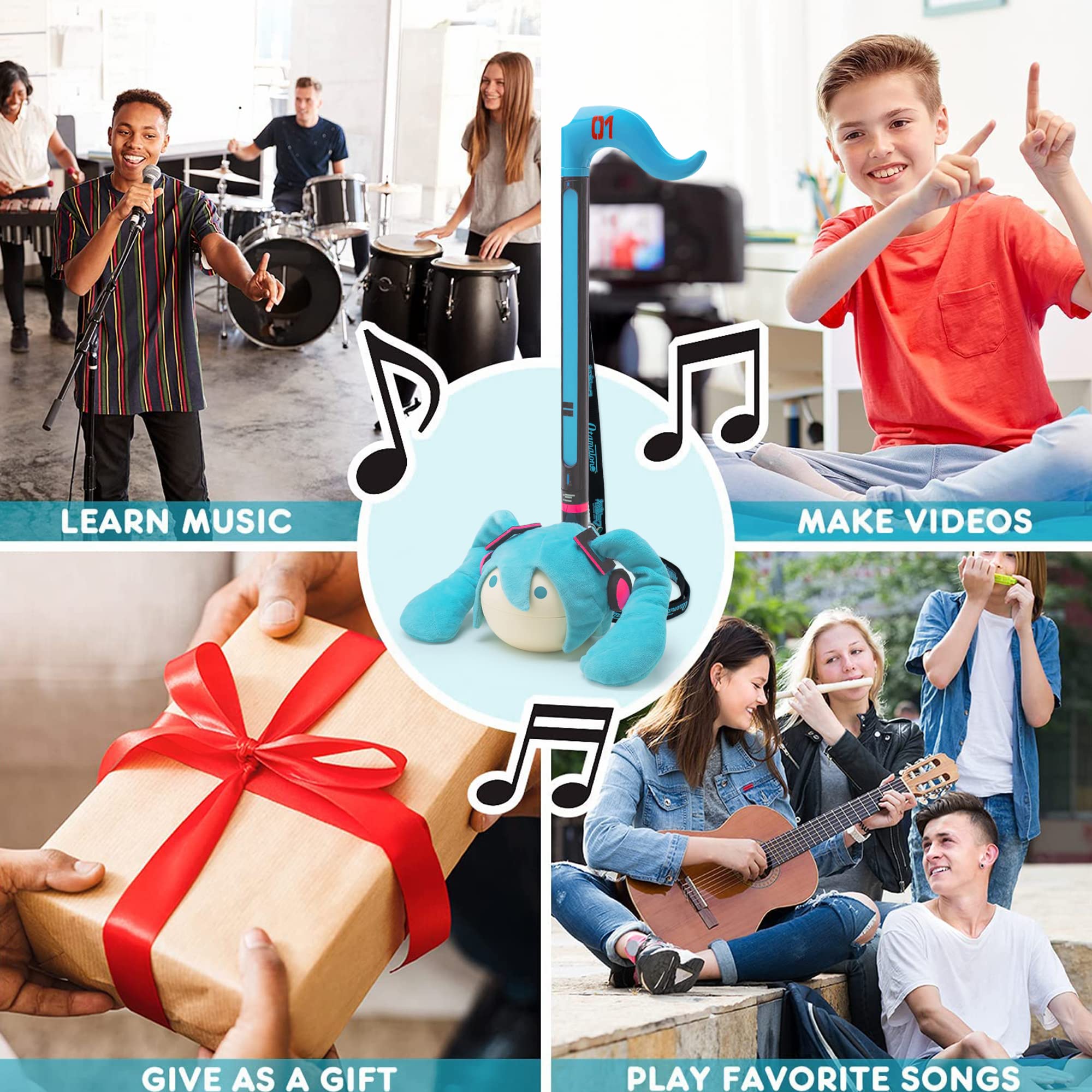 Otamatone Deluxe Edición Hatsune Miku Instrumento Musical - Imagen 5