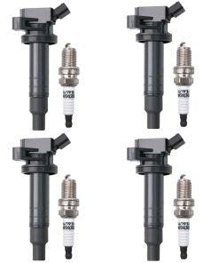 Paquete de Bobina de Encendido y Bujía de Iridio OYEAUTO