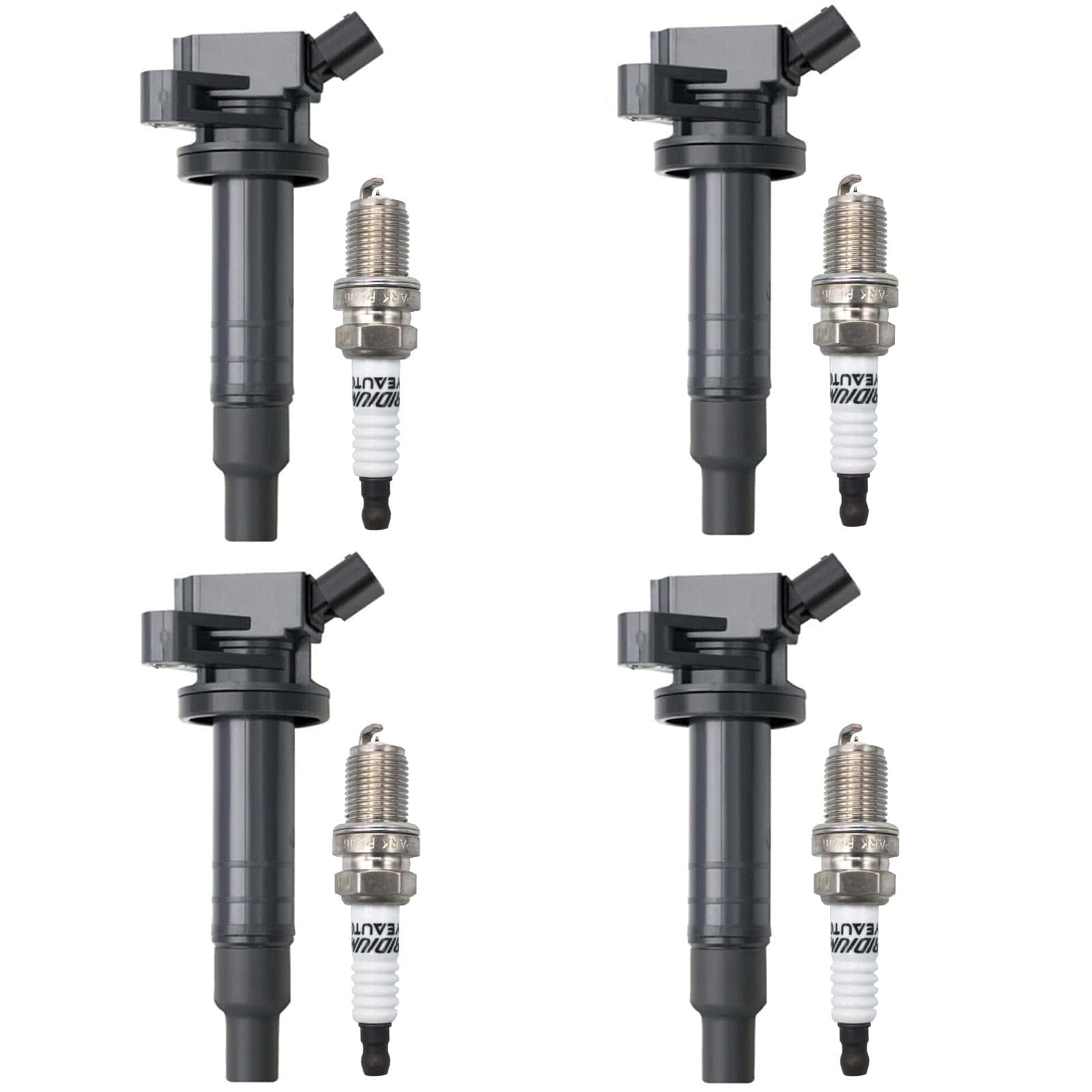 Paquete de Bobina de Encendido y Bujía de Iridio OYEAUTO