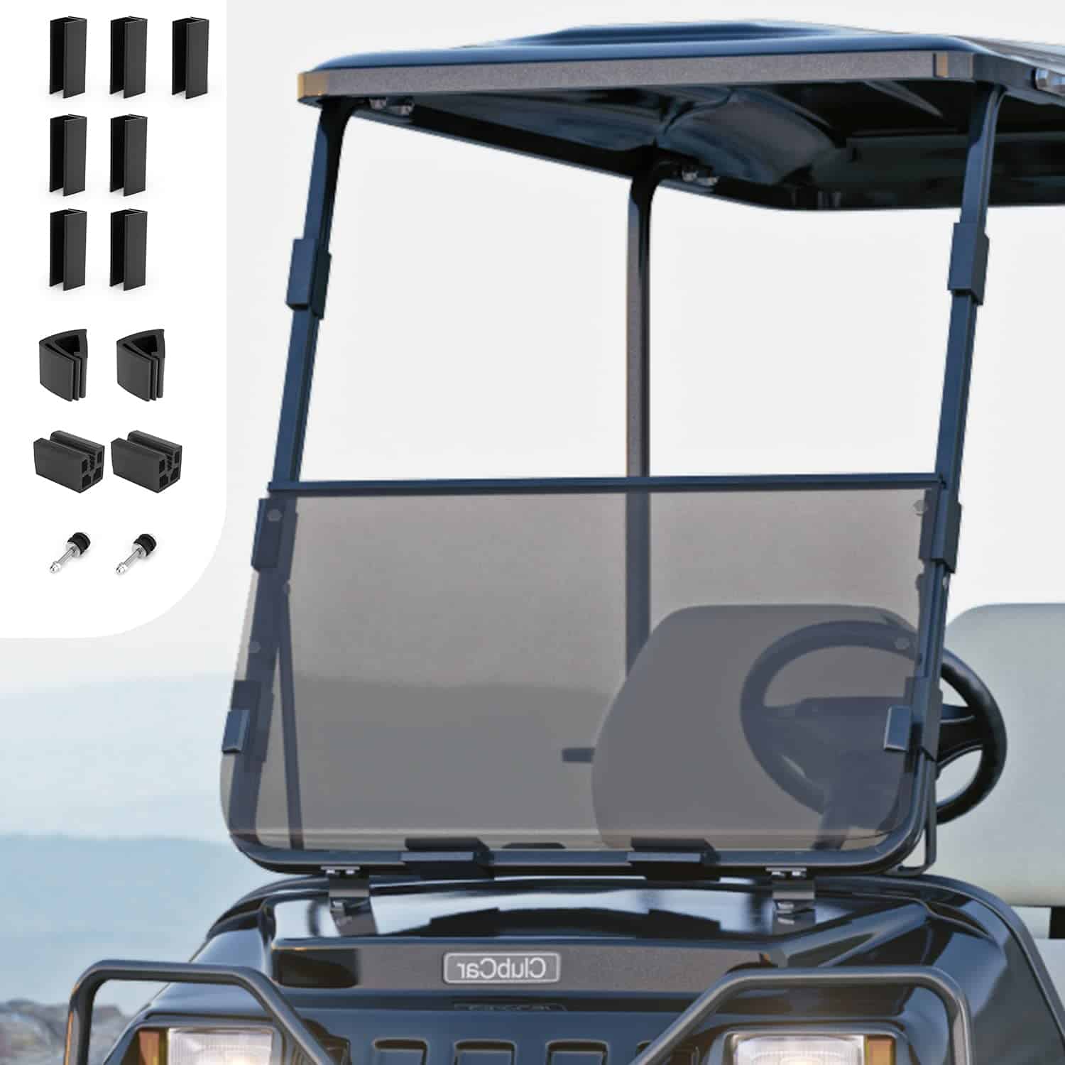 Parabrisas tintado Compatible con Club Car DS 1982-2000.5