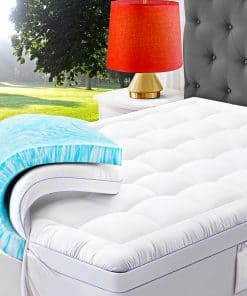 ABENE Colchón Topper de Espuma de Memoria de -Blanco