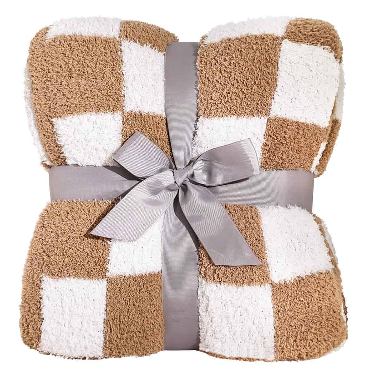 Manta a Cuadros Panku, Manta de Tiro de Cuadros Ultra