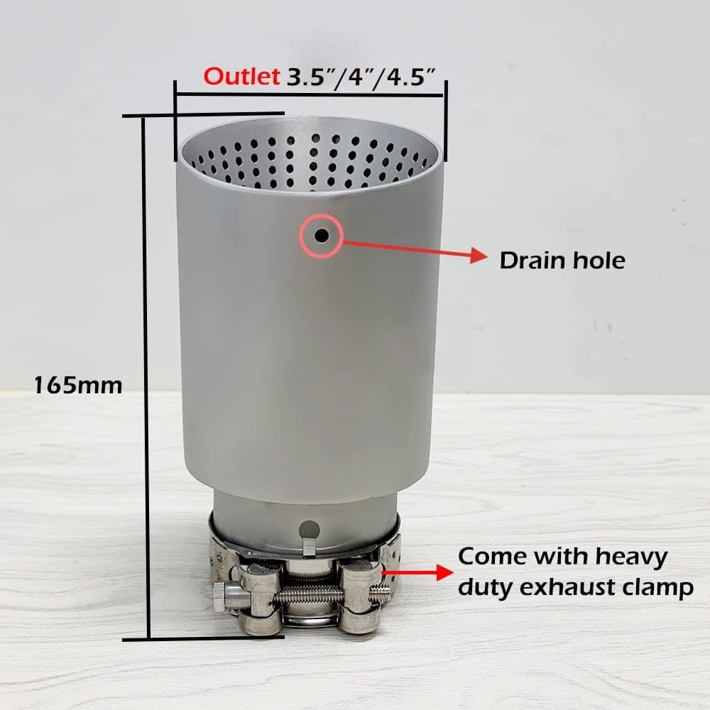 Punta de escape de acero inoxidable mate Kipalm 2.5 - Imagen 5