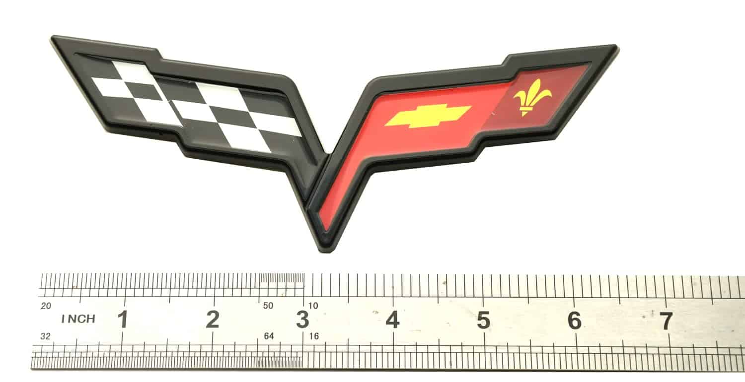 2 Piezas Emblemas de Cruce de Banderas Delanteras/Traseras - Imagen 7