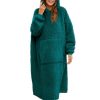 ililmmoe Oversized Sherpa Manta con Capucha para Mujeres