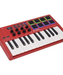 Controlador de Teclado MIDI USB M-WAVE de 25 Teclas con 8