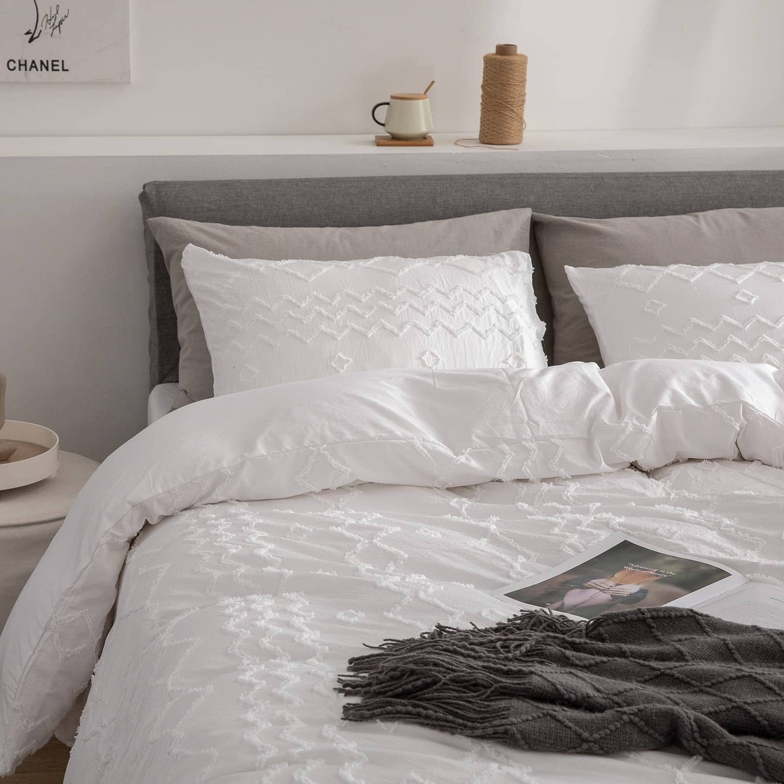 Juego de Funda Nórdica Boho Queen, 3 Piezas para Todas las - Imagen 9