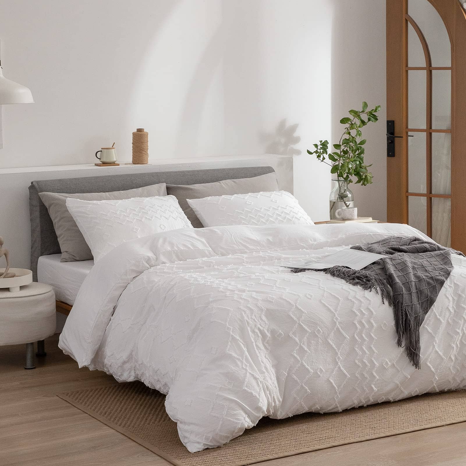 Juego de Funda Nórdica Boho Queen, 3 Piezas para Todas las - Imagen 4