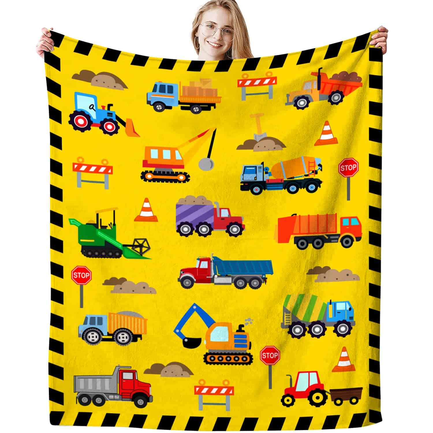 Manta de Construcción de Camiones Linda Súper Suave de