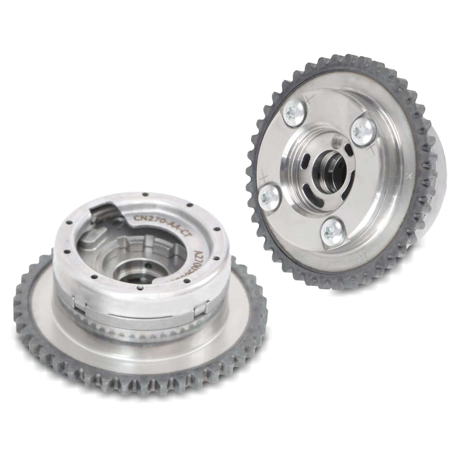 2PCS Ajustador de árbol de levas de admisión y escape VVT