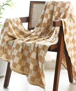 Folkulture Mantas para Sofá 50" x 60", Manta de Algodón