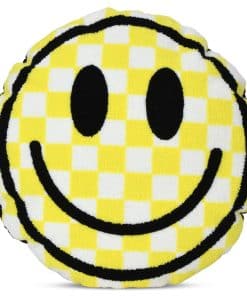Almohada Decorativa Redonda iscream Chenille Smiley Face
