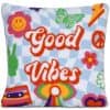 Almohada Decorativa iscream Good Vibes Inspirada en el