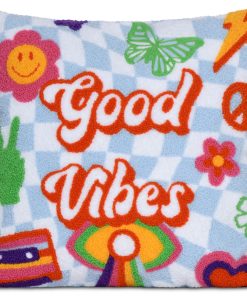 Almohada Decorativa iscream Good Vibes Inspirada en el