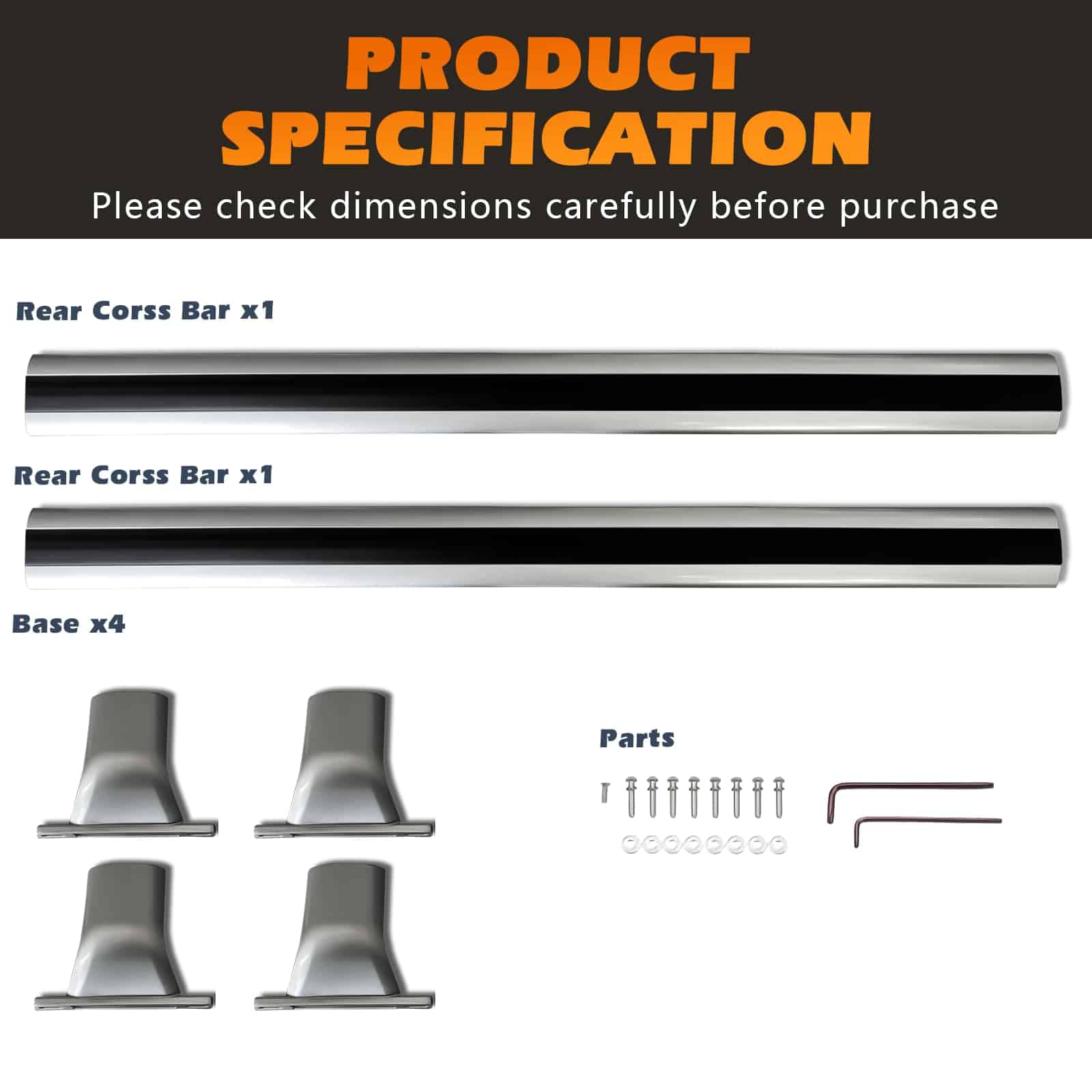 Rieles de Techo Aleación de Aluminio ÚNICAMENTE Barras - Imagen 7