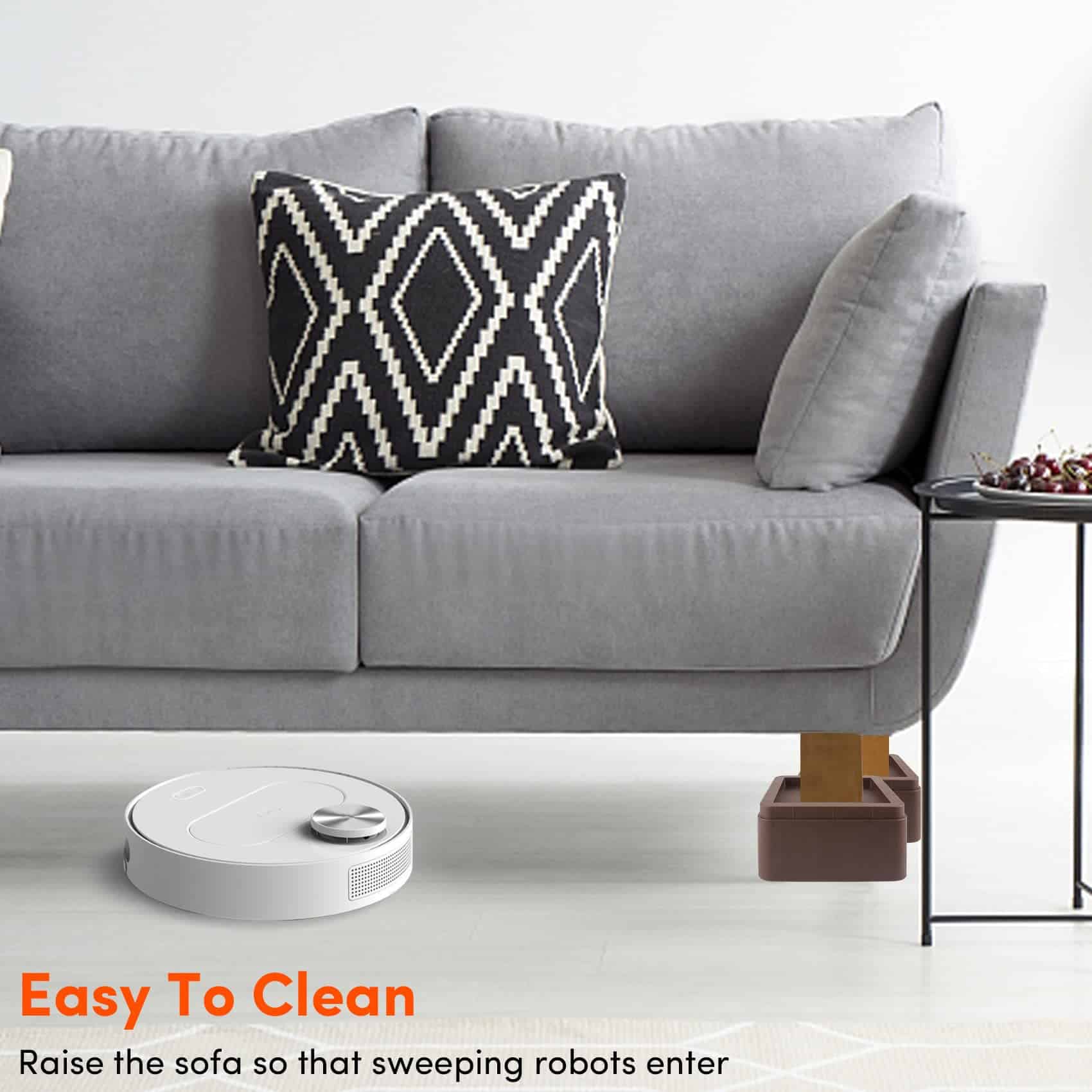 Juego de 8 Elevadores de Cama Sobredimensionados DEDU, - Imagen 4