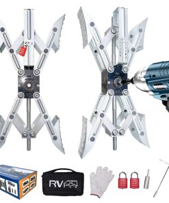 RVPNR Camper X-Shaped Wheel Chock Stabilizer, RV Stabilizer