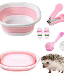 Set de Baño para Erizos - Incluye Bañera Plegable,