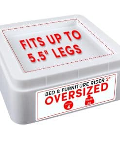 DEDU Elevadores de cama extragrandes de alta resistencia