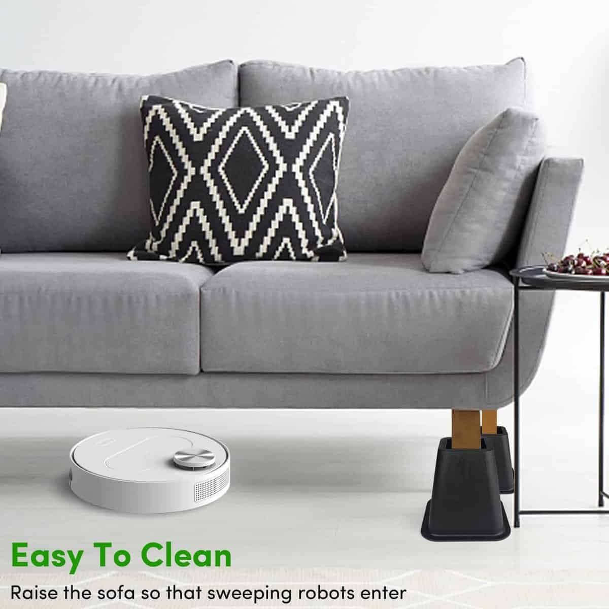 Juego de 9 Elevadores de Cama de 6 Pulgadas DEDU, - Imagen 4