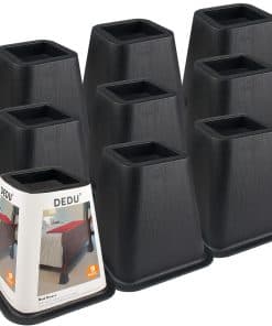 Juego de 9 Elevadores de Cama de 6 Pulgadas DEDU,