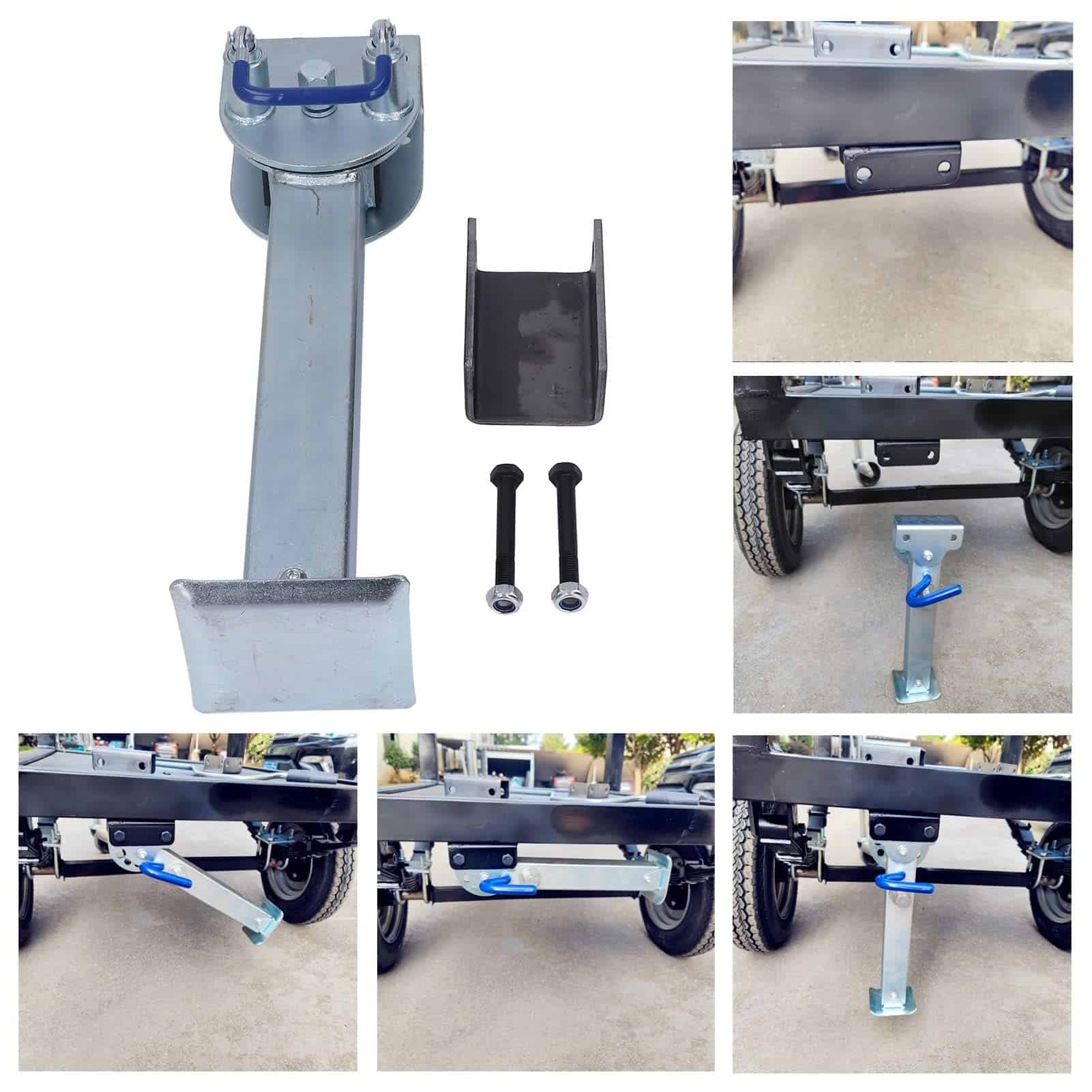 Soporte de Gato para Remolque, Soporte Telescópico para RV - Imagen 6