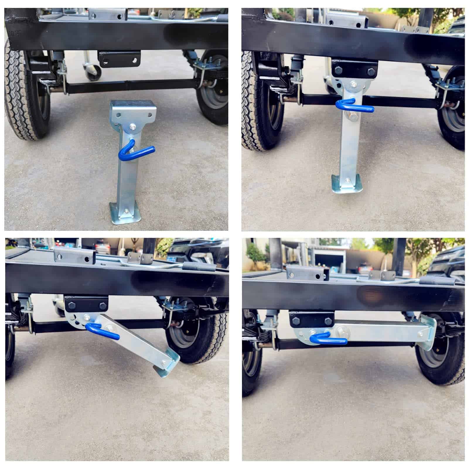 Soporte de Gato para Remolque, Soporte Telescópico para RV - Imagen 5