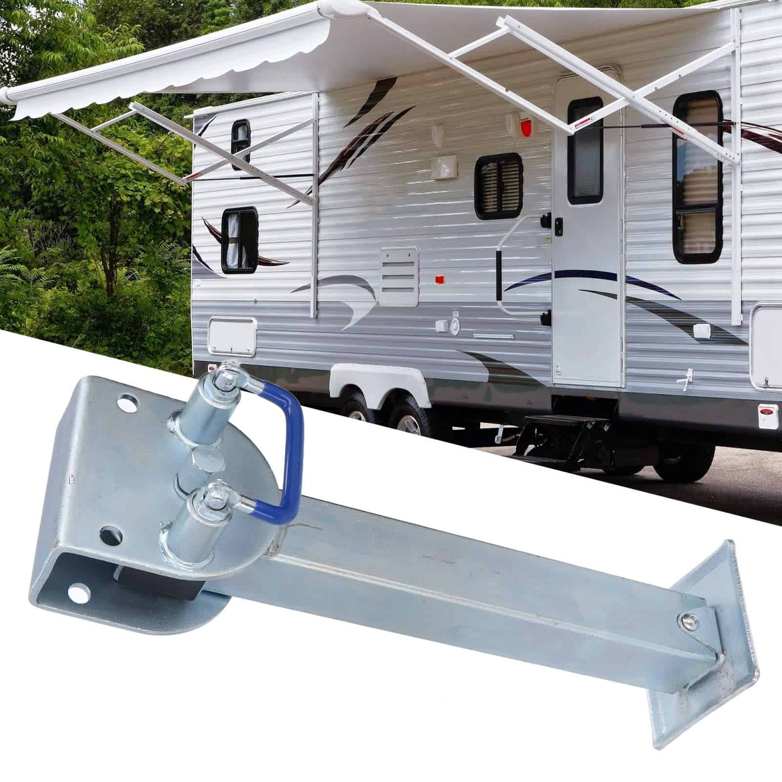 Soporte de Gato para Remolque, Soporte Telescópico para RV - Imagen 8