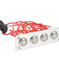 Panel de Interruptor de 4 Puertos, DC 12V Pre Cableado RV