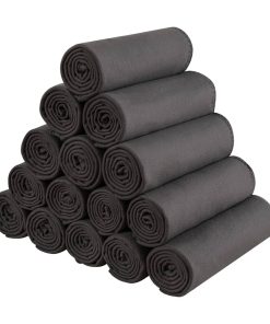 Mantas de Felpa CAI TENG Gris Oscuro 50 x 60 Paquete de 15