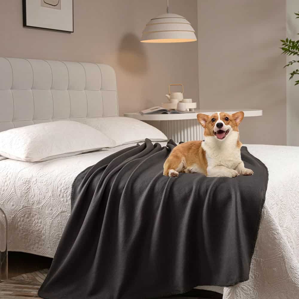 Mantas de Felpa CAI TENG Gris Oscuro 50 x 60 Paquete de 15 - Imagen 3