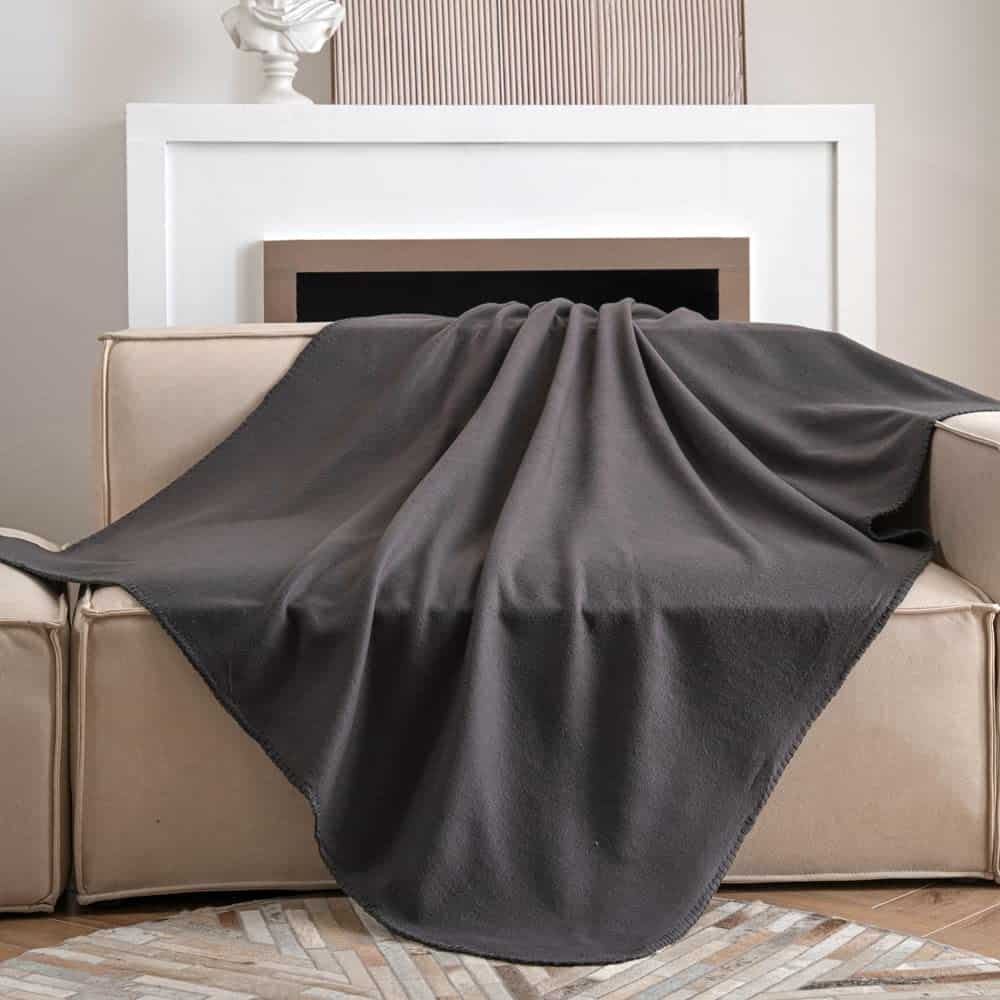 Mantas de Felpa CAI TENG Gris Oscuro 50 x 60 Paquete de 15 - Imagen 6