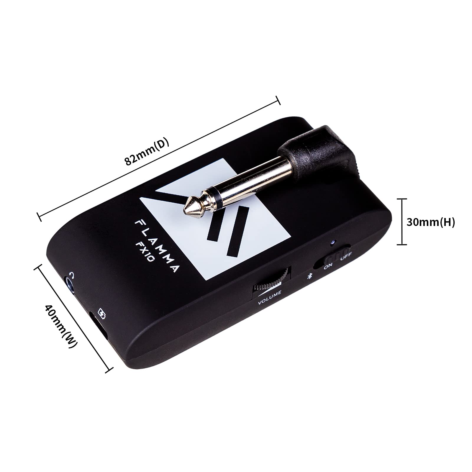 Amplificador de Auriculares de Guitarra Portátil FLAMMA con - Imagen 9