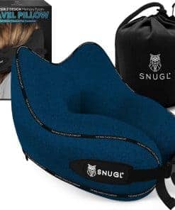 Almohada de Viaje para Cuello SNUGL - Almohada de Avión de