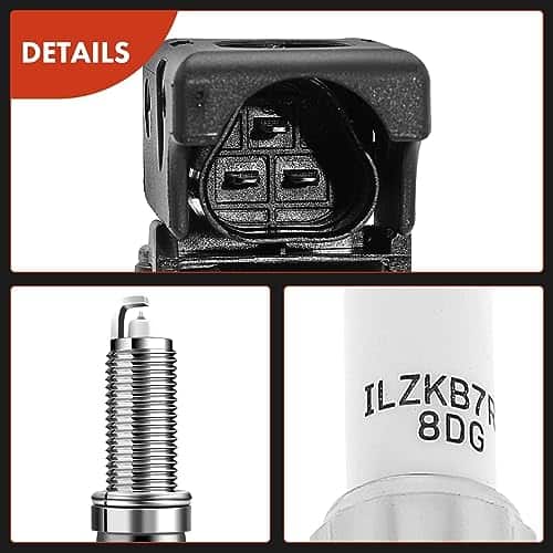 Juego de 4 bobinas de encendido y bujías de iridio - Imagen 9