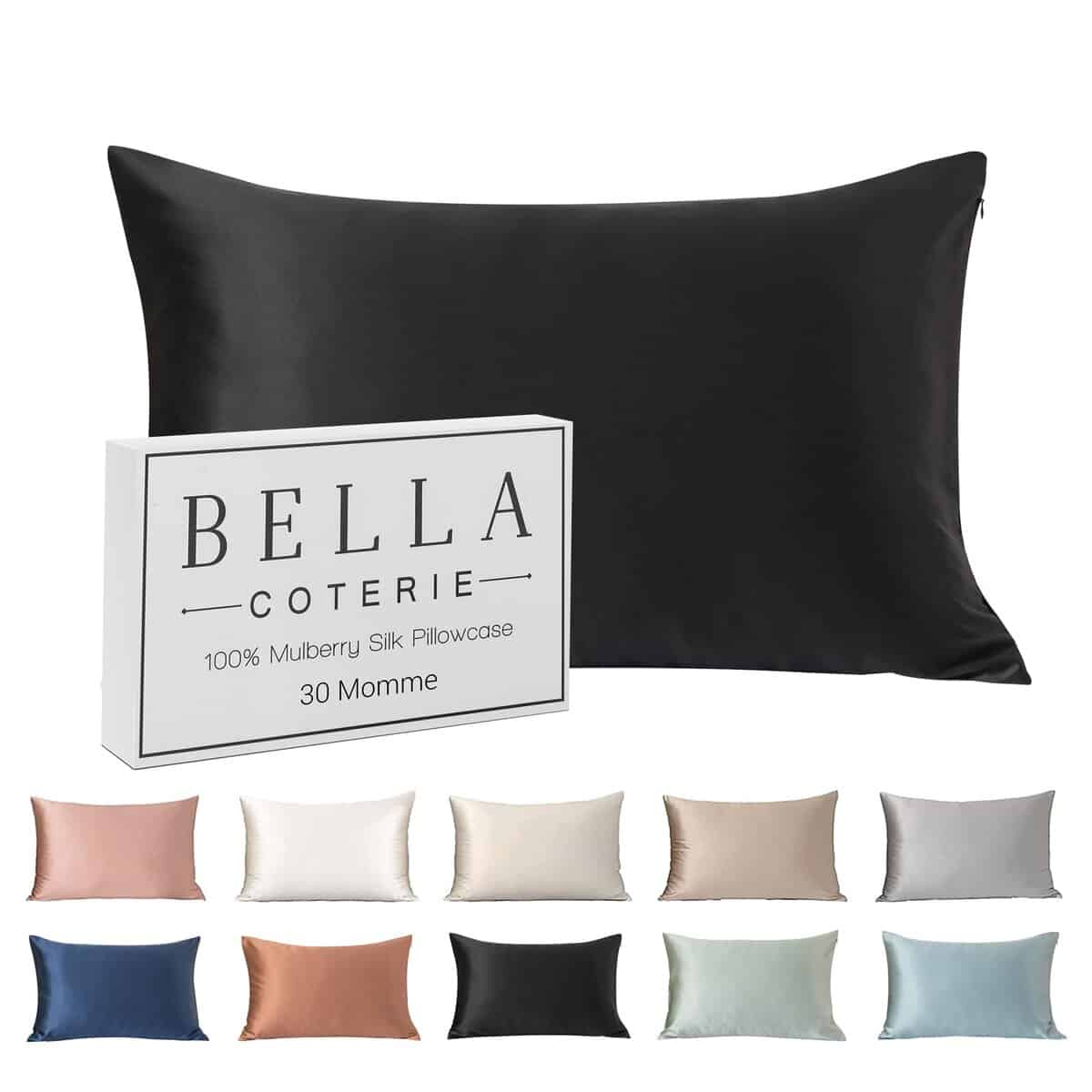 Funda de Almohada de Seda de Lujo para Cabello y Piel Bella