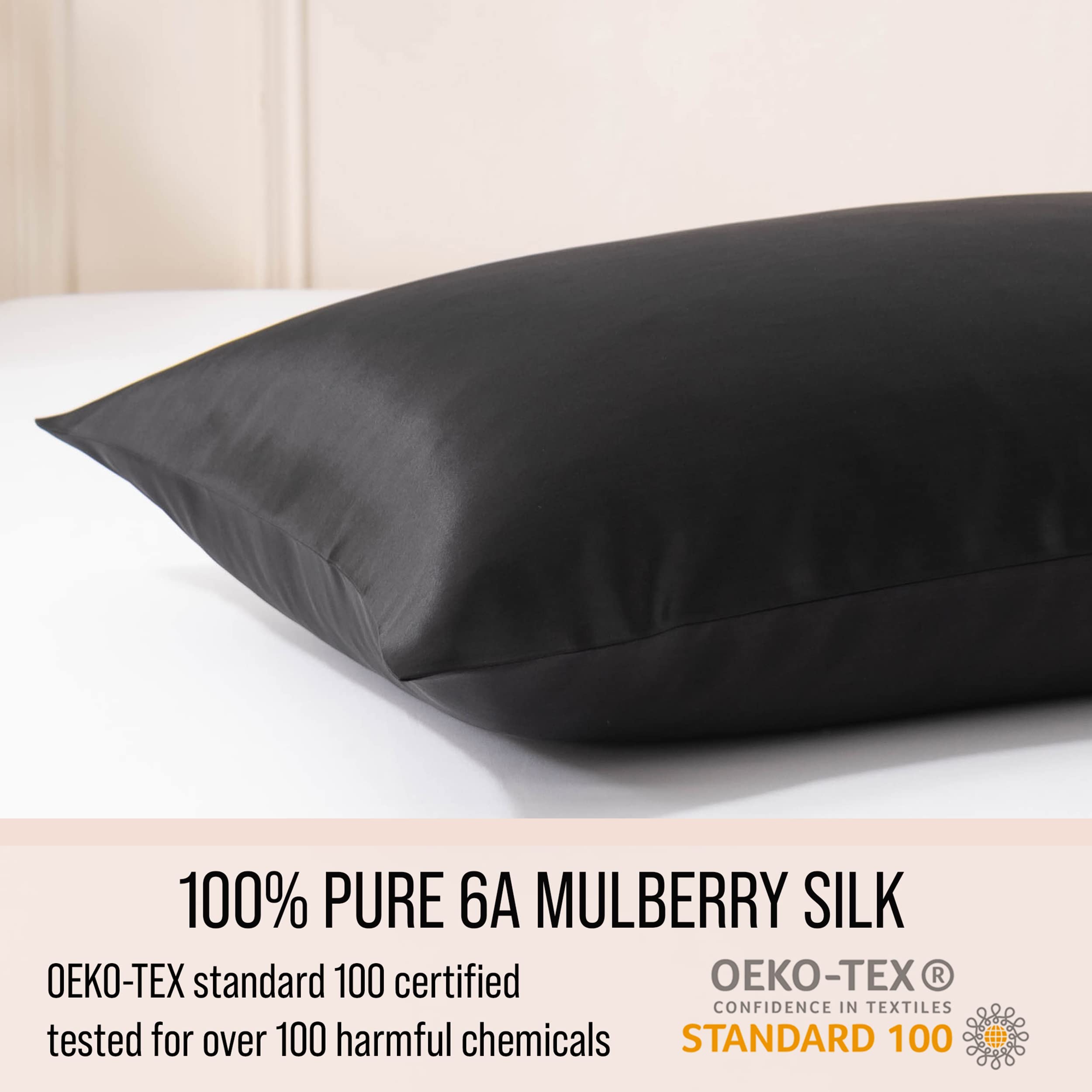 Funda de Almohada de Seda de Lujo para Cabello y Piel Bella - Imagen 5