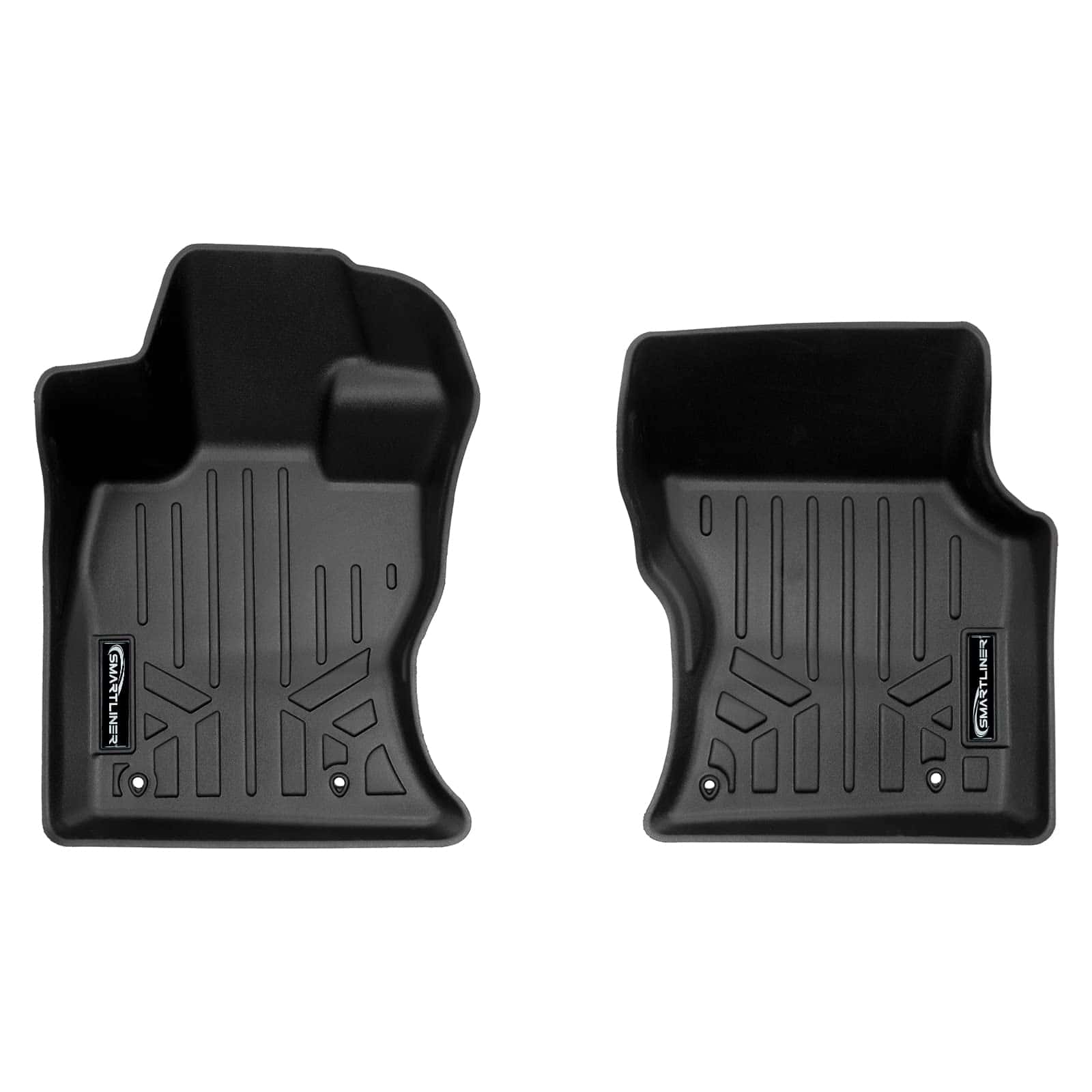 SMARTLINER Juego de Tapetes para Piso Negros