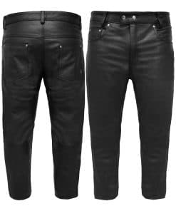 Pantalones de Cuero para Moto Touch&Torn para Hombres Cuero