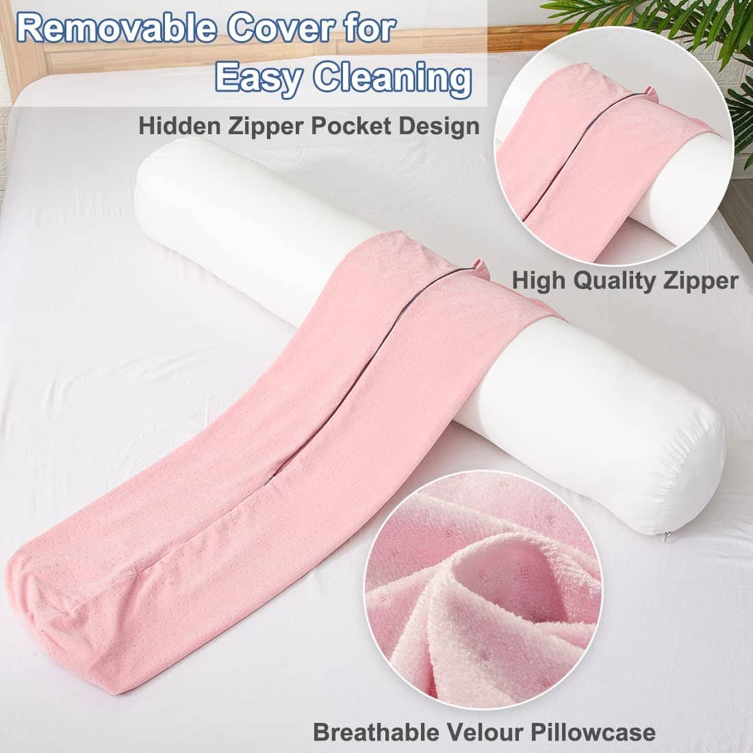 Almohada de Cuerpo 1 MIDDLE ONE para Adultos, Almohada - Imagen 5