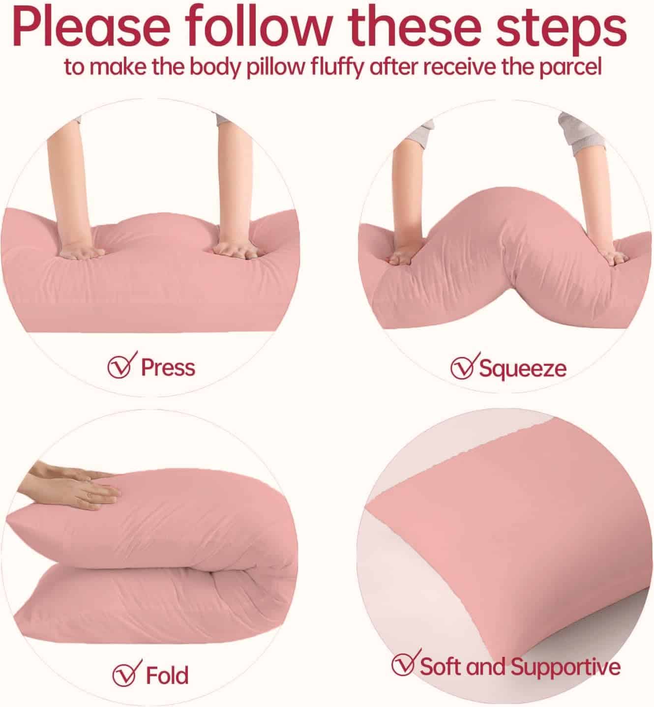 Almohada de Cuerpo Completo BedTreat con Funda Removible - Imagen 8