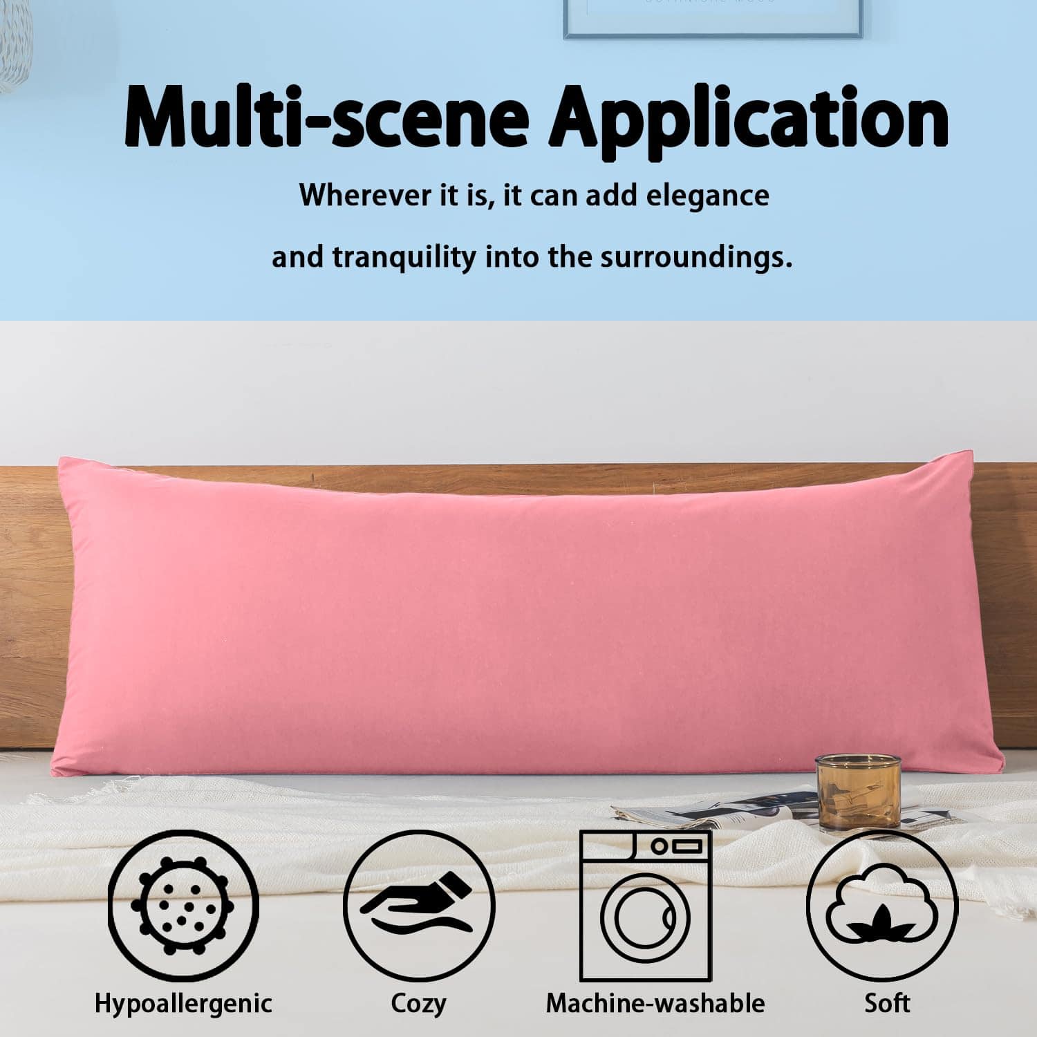 Almohada de Cuerpo Completo BedTreat con Funda Removible - Imagen 3