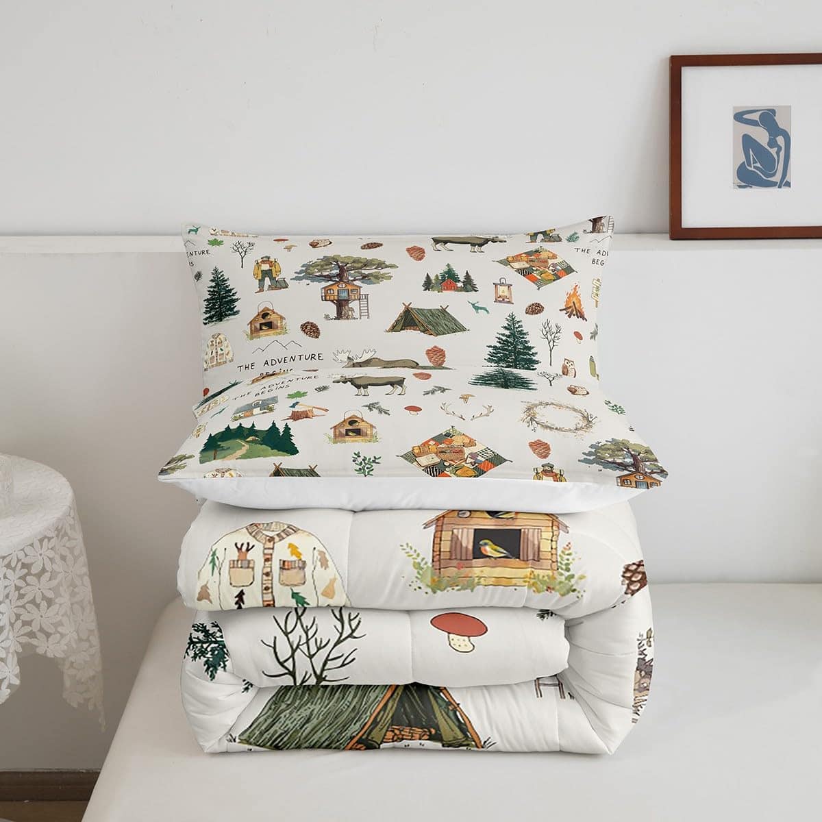 Juego de edredón cómodo Homewish Cartoon Camper tamaño - Imagen 6