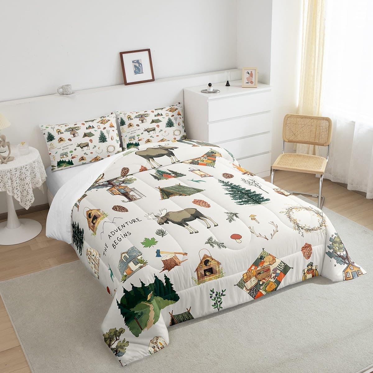 Juego de edredón cómodo Homewish Cartoon Camper tamaño - Imagen 5