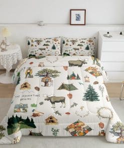 Juego de edredón cómodo Homewish Cartoon Camper tamaño