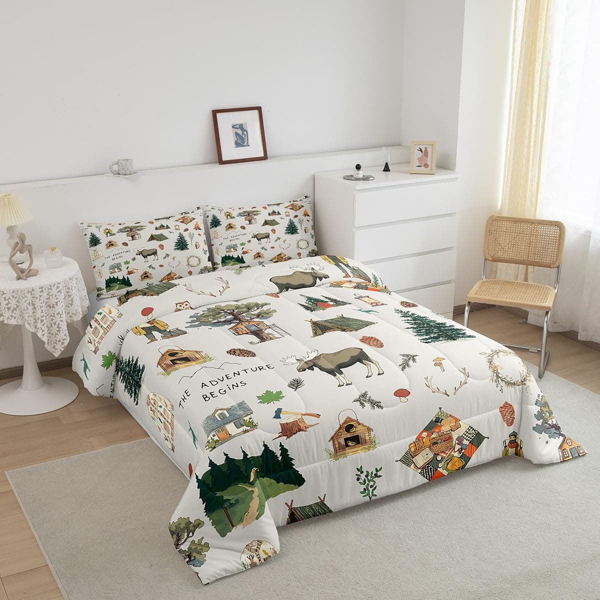 Juego de edredón cómodo Homewish Cartoon Camper tamaño - Imagen 3
