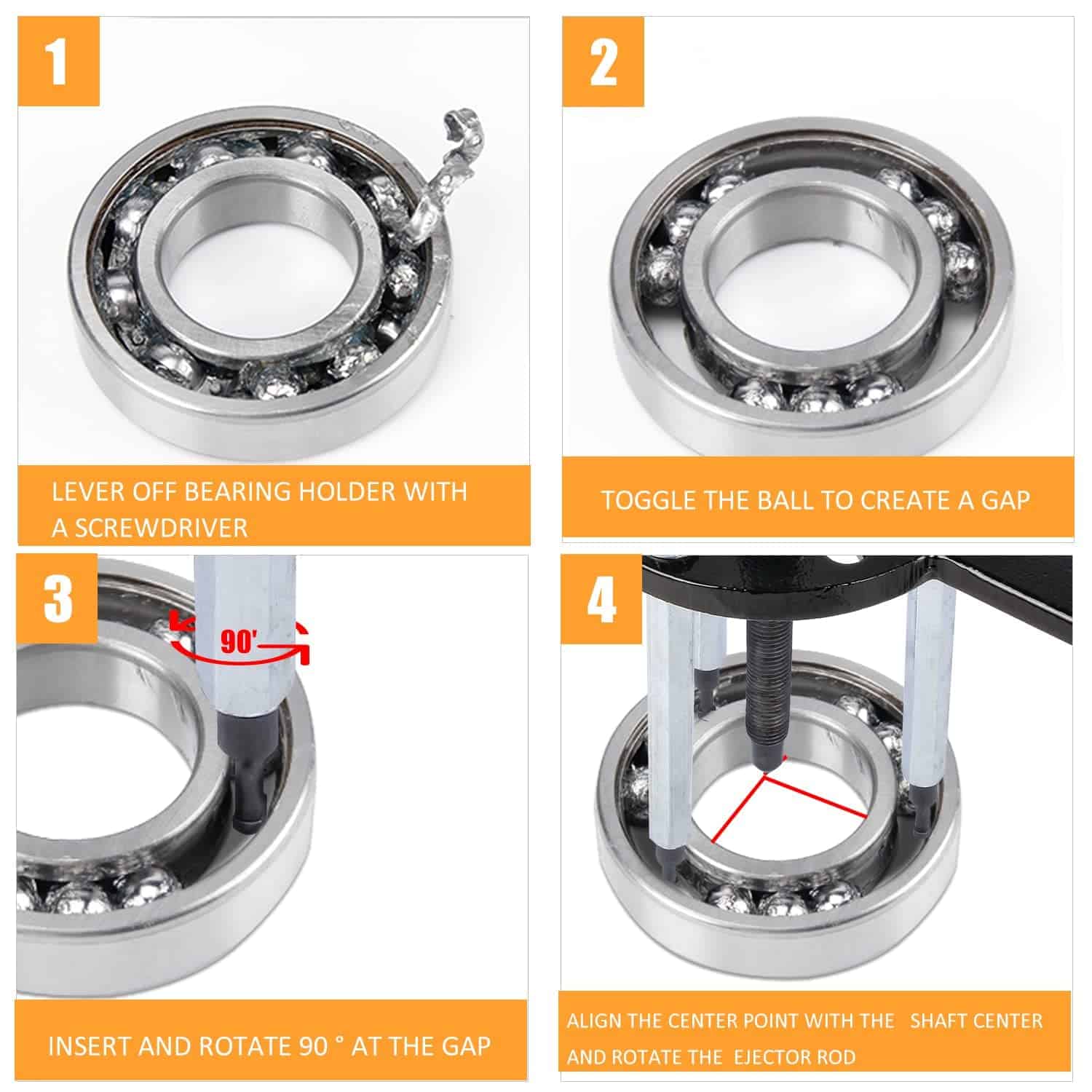 Juego de Extractor de Rodamientos DXGTOZA 21 en 1 Extractor - Imagen 4