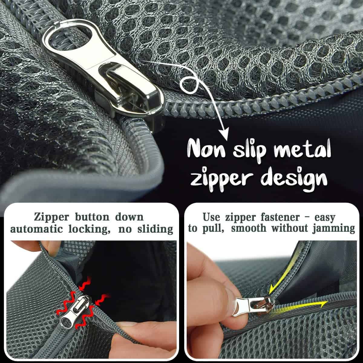 AOFOOK Dog Sling Carrier Anti - Pinch Hair Adjustable - Imagen 7