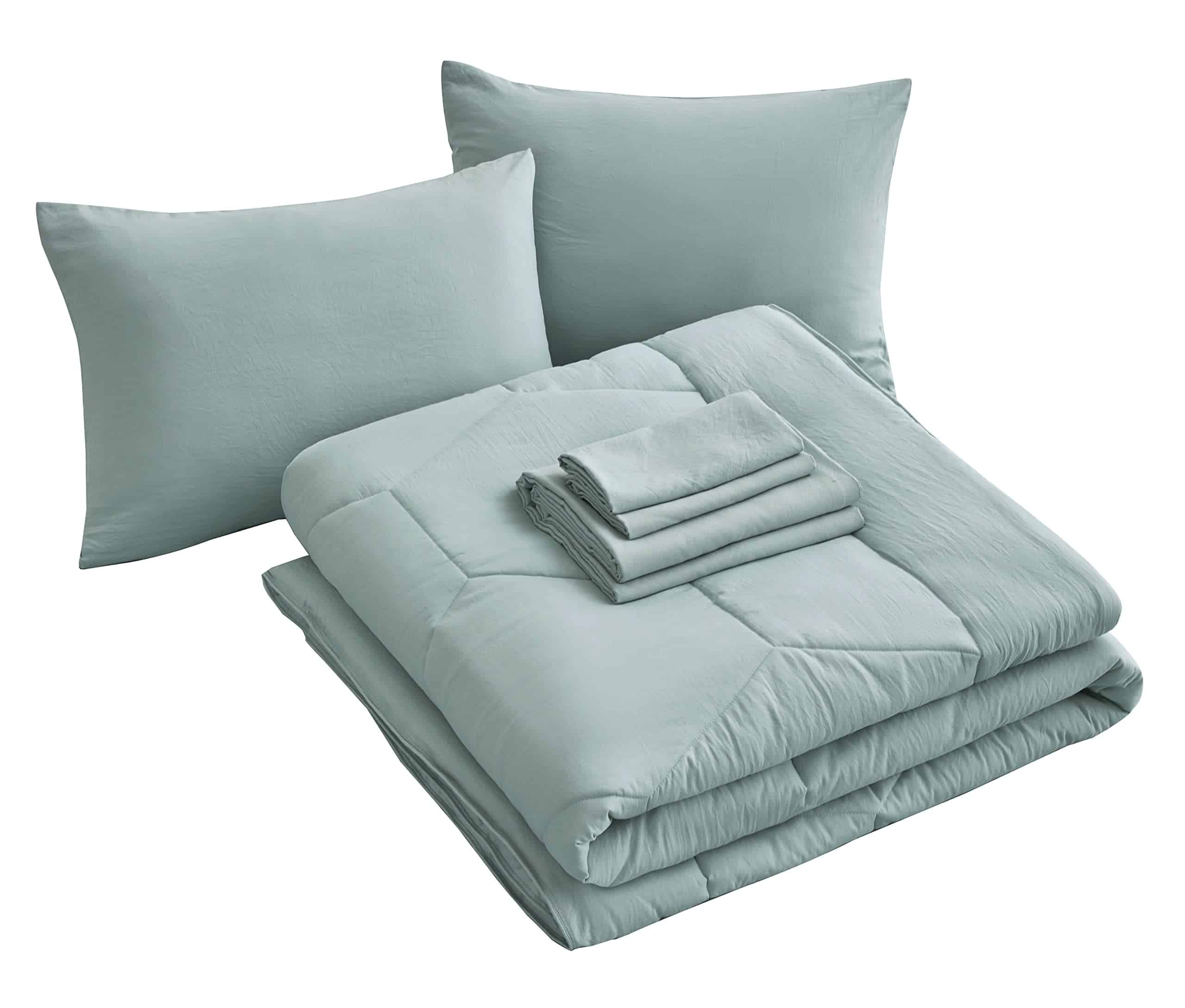 Chezmoi Collection Piper Juego de Cama King en una Bolsa 7 - Imagen 6