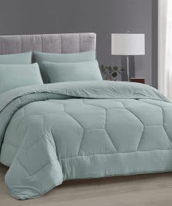 Chezmoi Collection Piper Juego de Cama King en una Bolsa 7